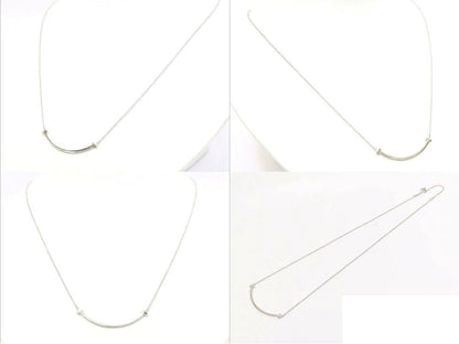 Tiffany & Co. 60011677 T Smile Small Necklace K18Wg