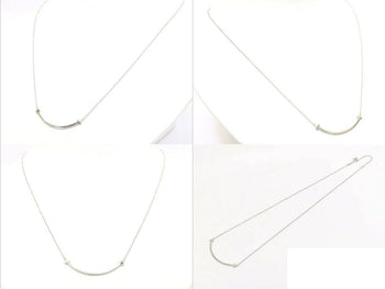 Tiffany & Co. 60011677 T Smile Small Necklace K18Wg