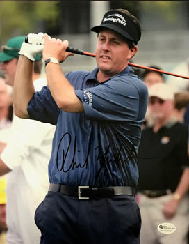 Phil Mickelson Autographed Golf 8X10 Photo