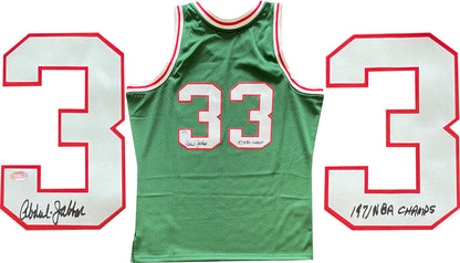 Abdul-Jabbar "1971 NBA Champs" Autographed Karrem Mitchell Nes