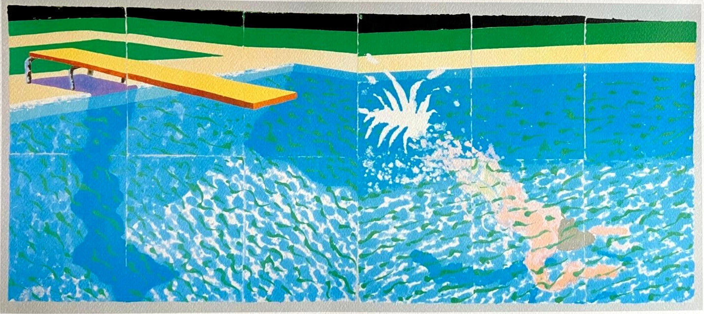 David Hockney Signed Hand Numbered Painting Coa