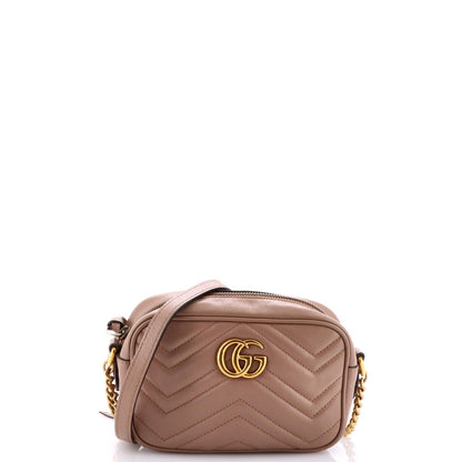Gucci Gg Marmont Shoulder Bag Matelasse Leather Mini