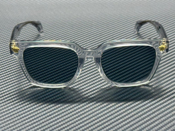 VERSACE VE4510U 530580 Transparent Grey Dark Blue Men's 52 mm Sunglasses