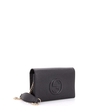 Gucci Soho Wallet On Chain Leather