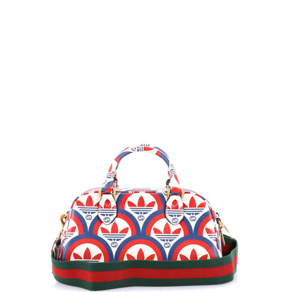 Gucci X Adidas Duffle Bag Printed Leather Mini