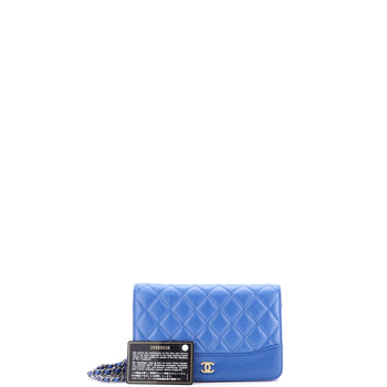Chanel Gabrielle Wallet On Chain Quilted Aged Calfskin