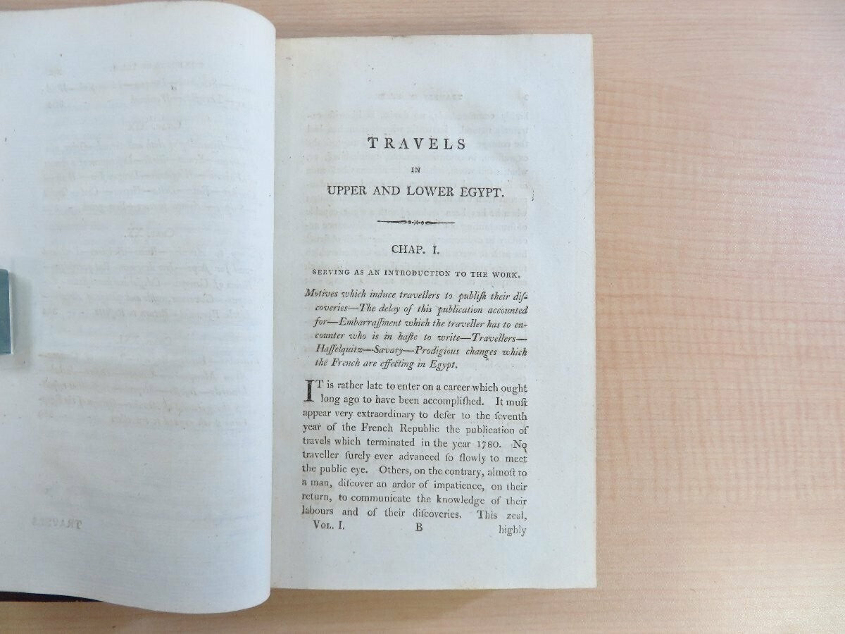 Charles Nicolas Sigisbert Sonnini - Travels In Upper And Lower Egypt 1799 London