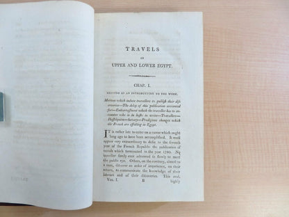 Charles Nicolas Sigisbert Sonnini - Travels In Upper And Lower Egypt 1799 London