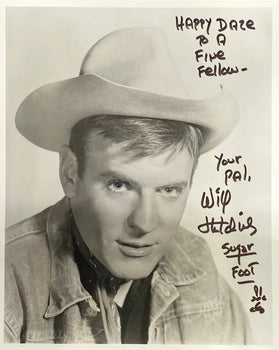 Will Hutchins Autographed 8X10 Celebrity Photo