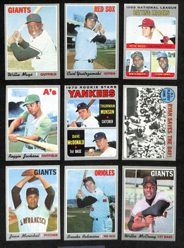 1970 Topps Baseball Card Complete Set (1-720)