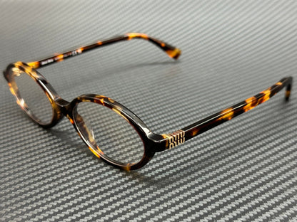 MIU MU 04ZSF VAU08N Honey Havana Blue Light Filter Women's 50 mm Sunglasses