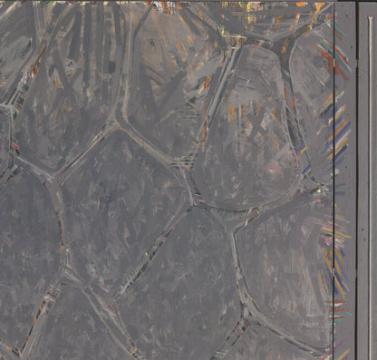 Jasper Johns Within " Poster Pop Art Blue, Gray