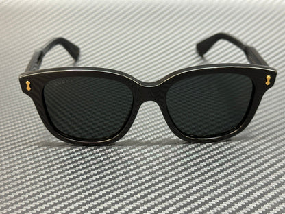 GUCCI GG1264S 001 Black Grey Men's Medium 52 mm