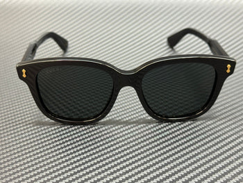 GUCCI GG1264S 001 Black Grey Men's Medium 52 mm