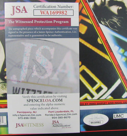 Def Leppard Joe Elliott/Phil Collen Dual-Signed Album "Hysteria" Jsa 200728