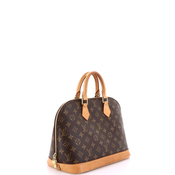 Louis Vuitton Vintage Alma Handbag Monogram Canvas Pm