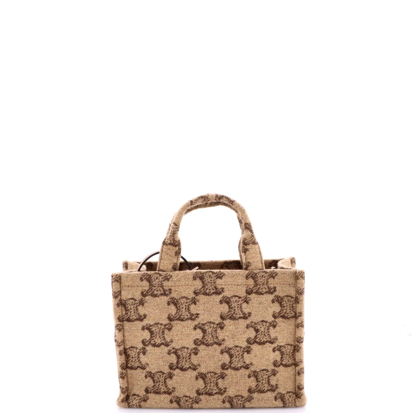 Celine Cabas Thais Tote Triomphe Wool Small