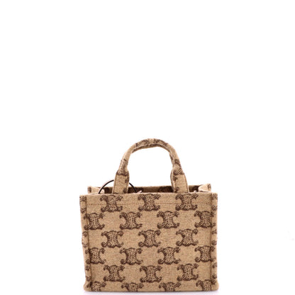 Celine Cabas Thais Tote Triomphe Wool Small