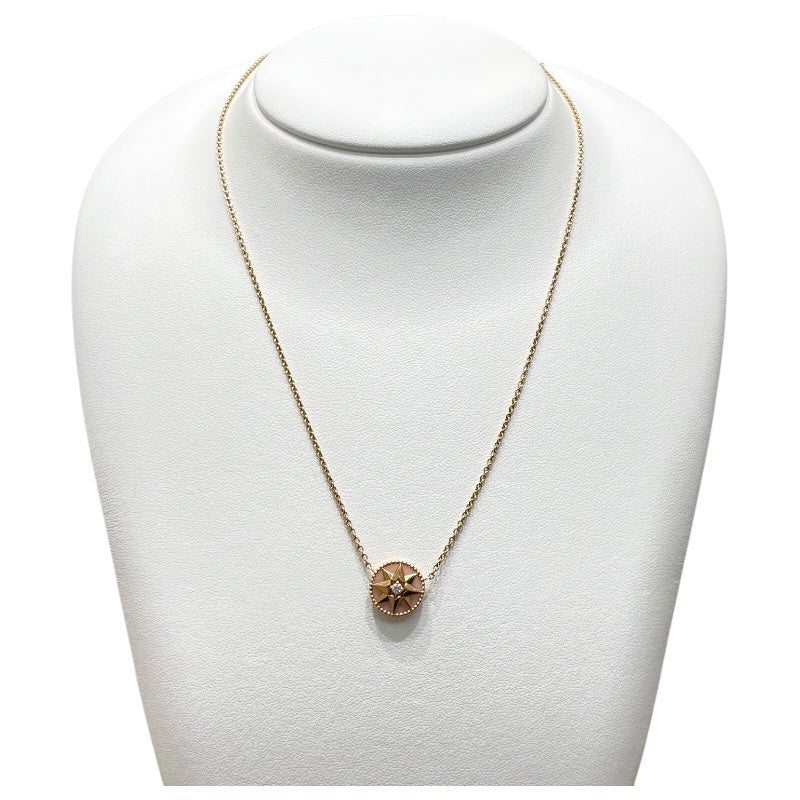 Christian Dior Rose Des Vents Necklace Yg