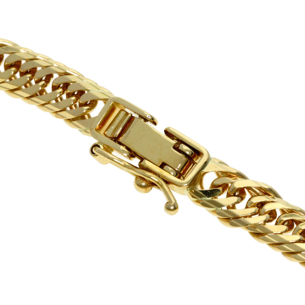 Curb Chain Kihei W6 Side Bracelet K18 Yellow Gold