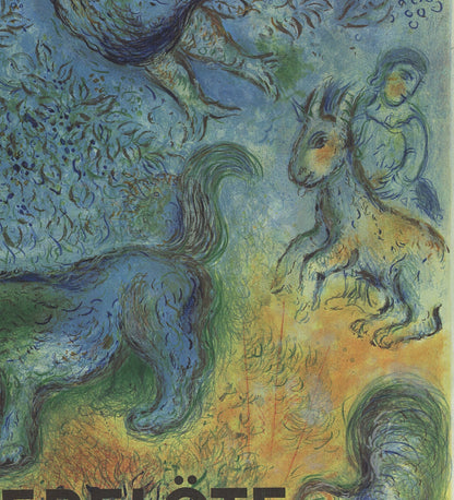 Marc Chagall The Magic Flute (Die Zauberflote) " Poster Modern
