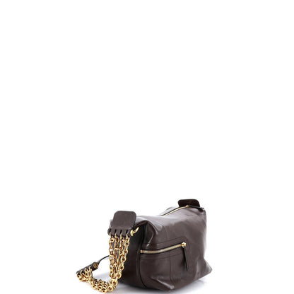 Chloe Multi Chain Camera Bag Leather Small