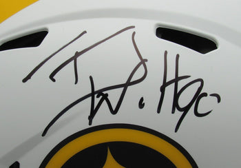T.J. Watt Autographed Full Size Lunar Authentic
