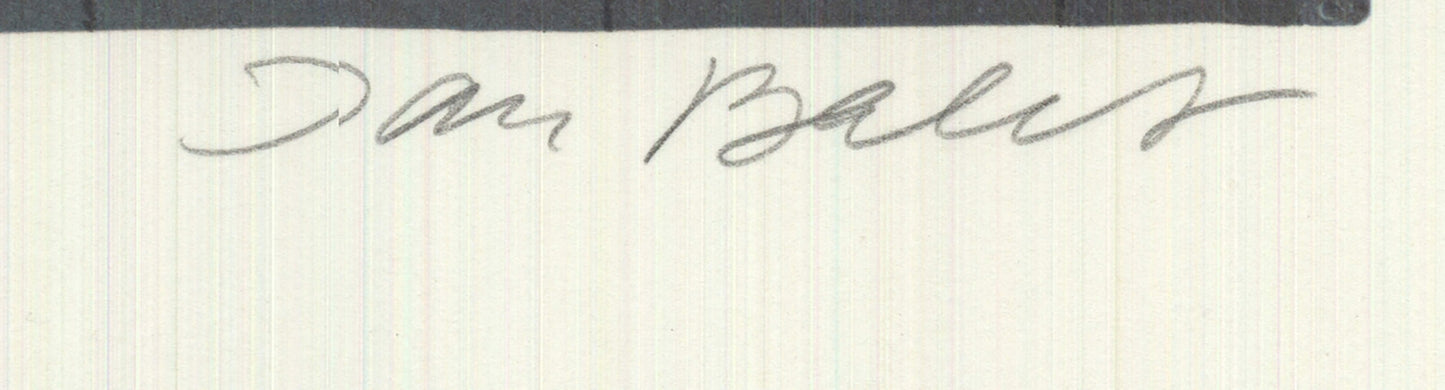 Jan Balet Quincaillerie & Metaux Signed " Lithograph Folk Art