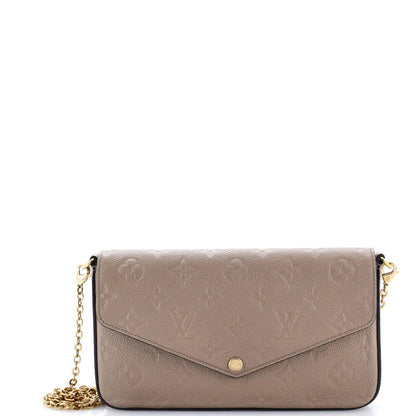 Louis Vuitton Felicie Pochette Monogram Empreinte Leather