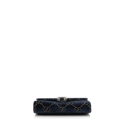 Gucci Dionysus Chain Wallet Gg Velvet Small