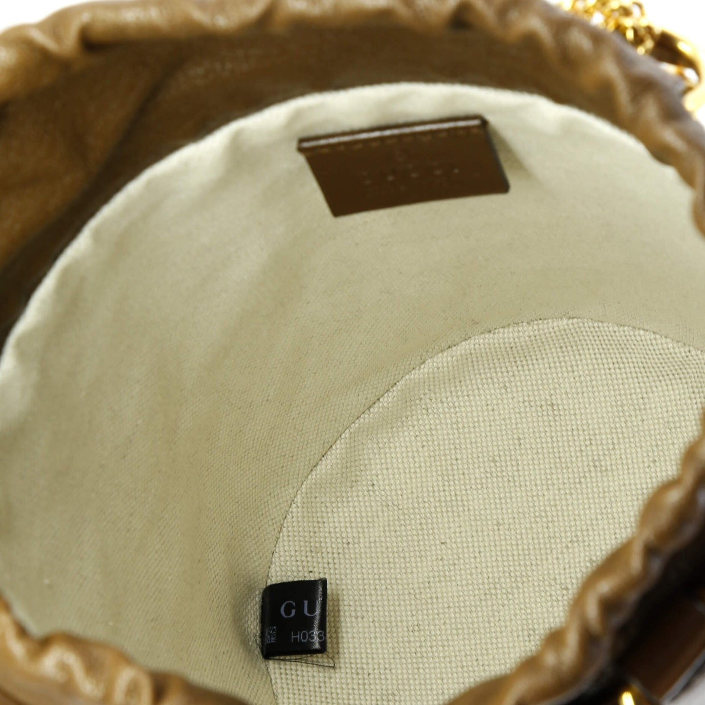 Gucci Horsebit 1955 Bucket Bag Gg Coated Canvas With Leather Small