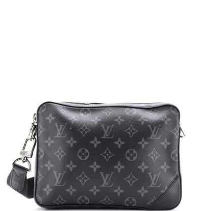 Louis Vuitton Trio Messenger Bag Reverse Monogram Eclipse Canvas