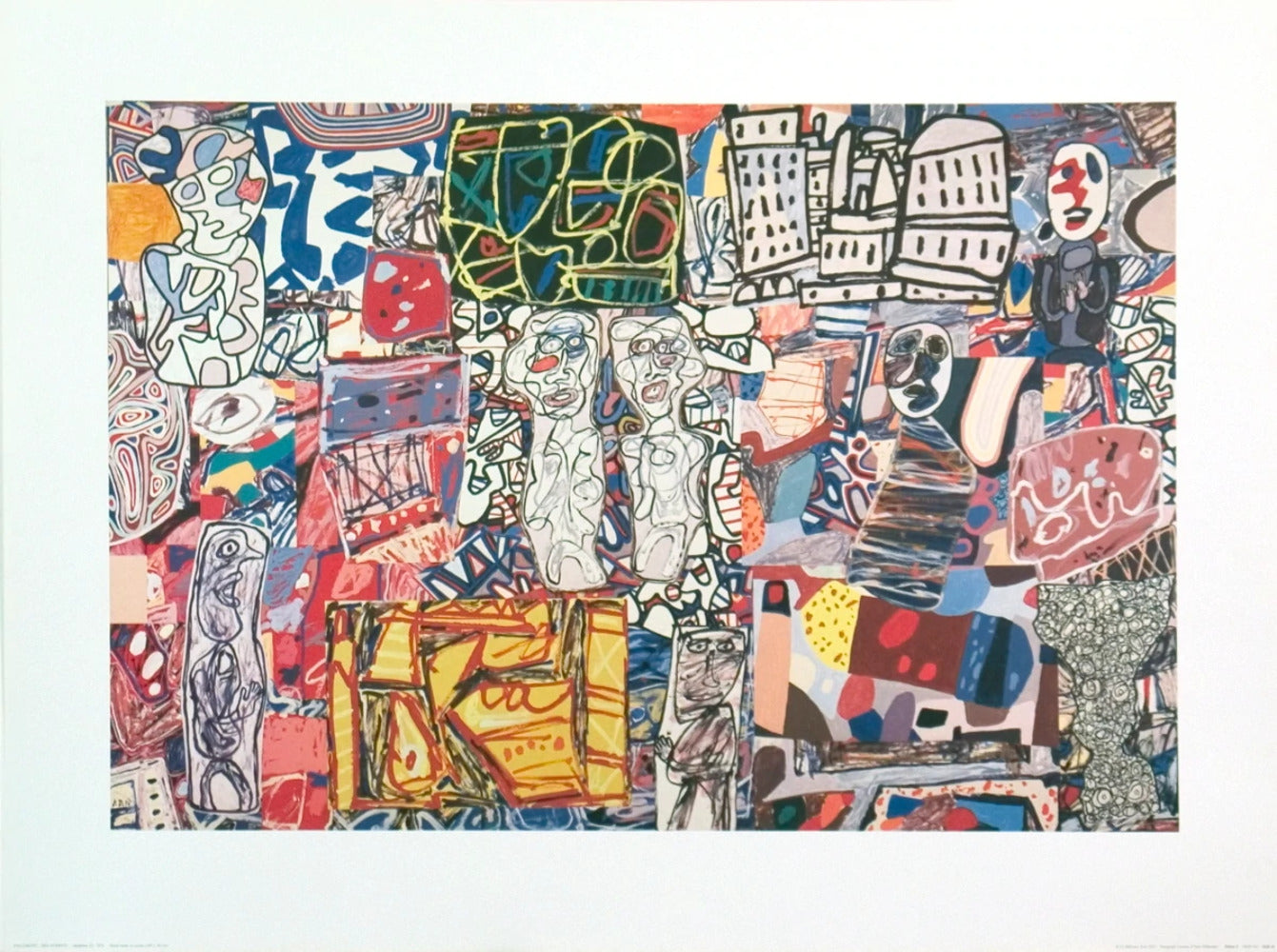 Jean Dubuffet Mele Moments, " Poster Outsider Art