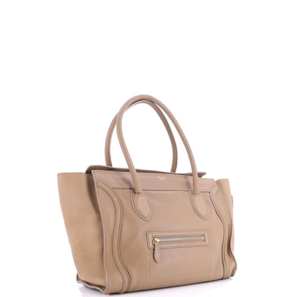 Celine Shoulder Luggage Bag Leather