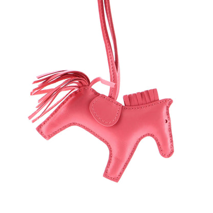 Hermes Mono-Tone Grigri Rodeo Bag Charm Leather Pm