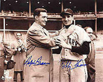 Branca & Thompson Autographed 8X10 Photo