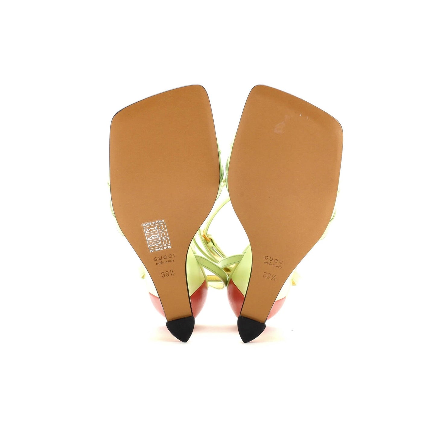 Gucci Women'S Snake Head Wedge Sandals Leather