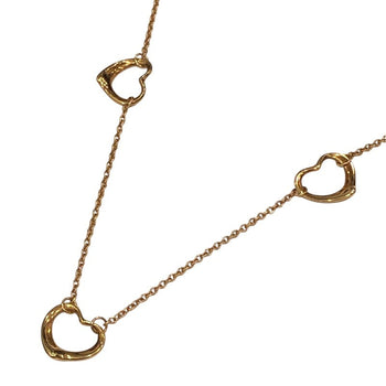 Tiffany & Co. Open Heart Necklace Yellow Gold K18Yg 750Yg