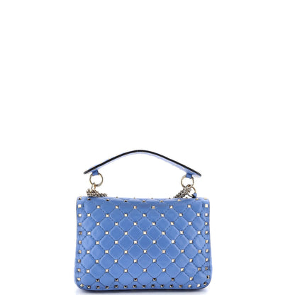 Valentino Garavani Rockstud Spike Flap Bag Quilted Leather Medium
