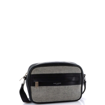 Saint Laurent Camp Camera Bag Leather Small