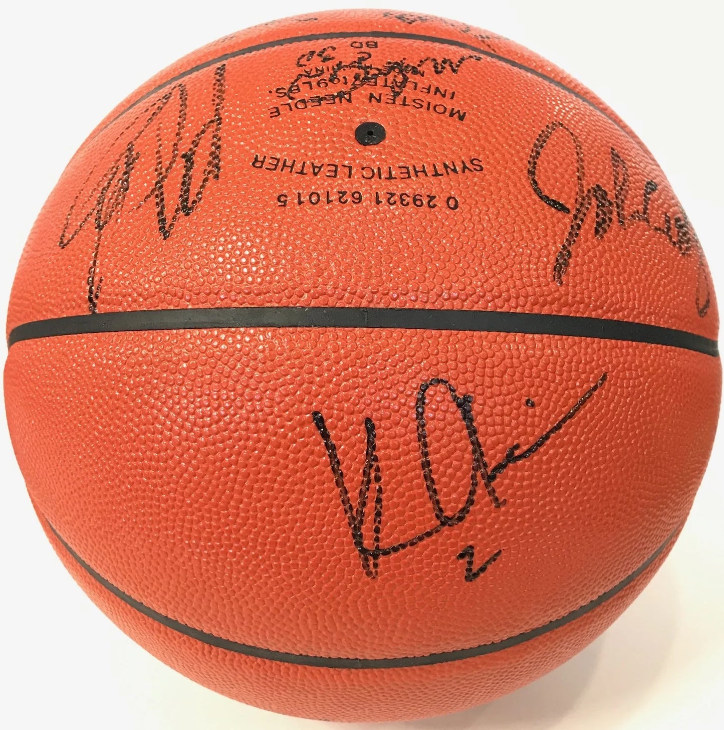 1996-97 Miami Heat Signed Spalding Indoor/Outdoor Basketball