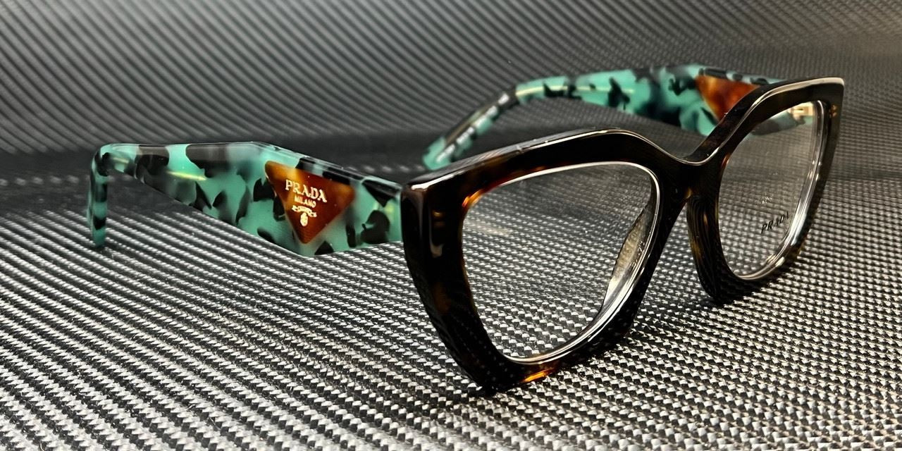 PRADA PR 09YV 2AU1O1 Brown Havana Women's 54 mm Eyeglasses