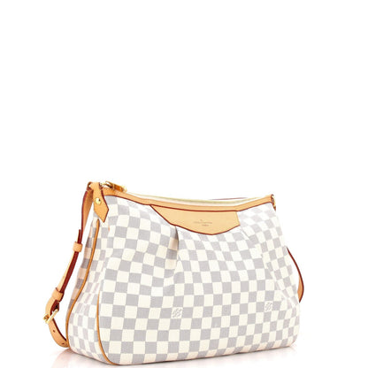 Louis Vuitton Siracusa Handbag Damier Mm