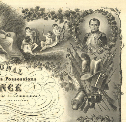 Victor Levasseur National Illustrated Atlas Of The 86 Departments And Possession