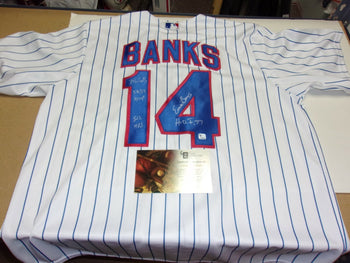 Ernie Banks Cubs Hof 77,Mr Cub Gai/Coa Signed