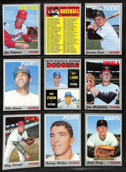 1970 Topps Baseball Card Complete Set (1-720)