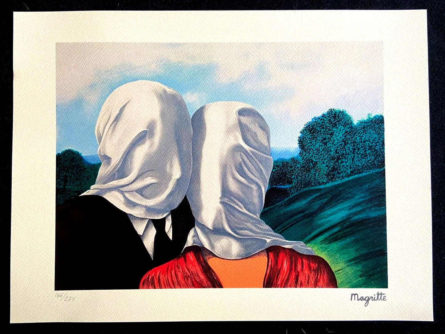 Ren Magritte Lithograph Coa Signed Numbered In Pencil