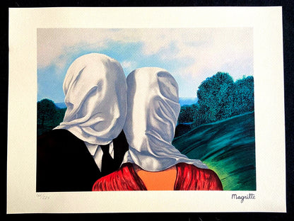 Ren Magritte Lithograph Coa Signed Numbered In Pencil