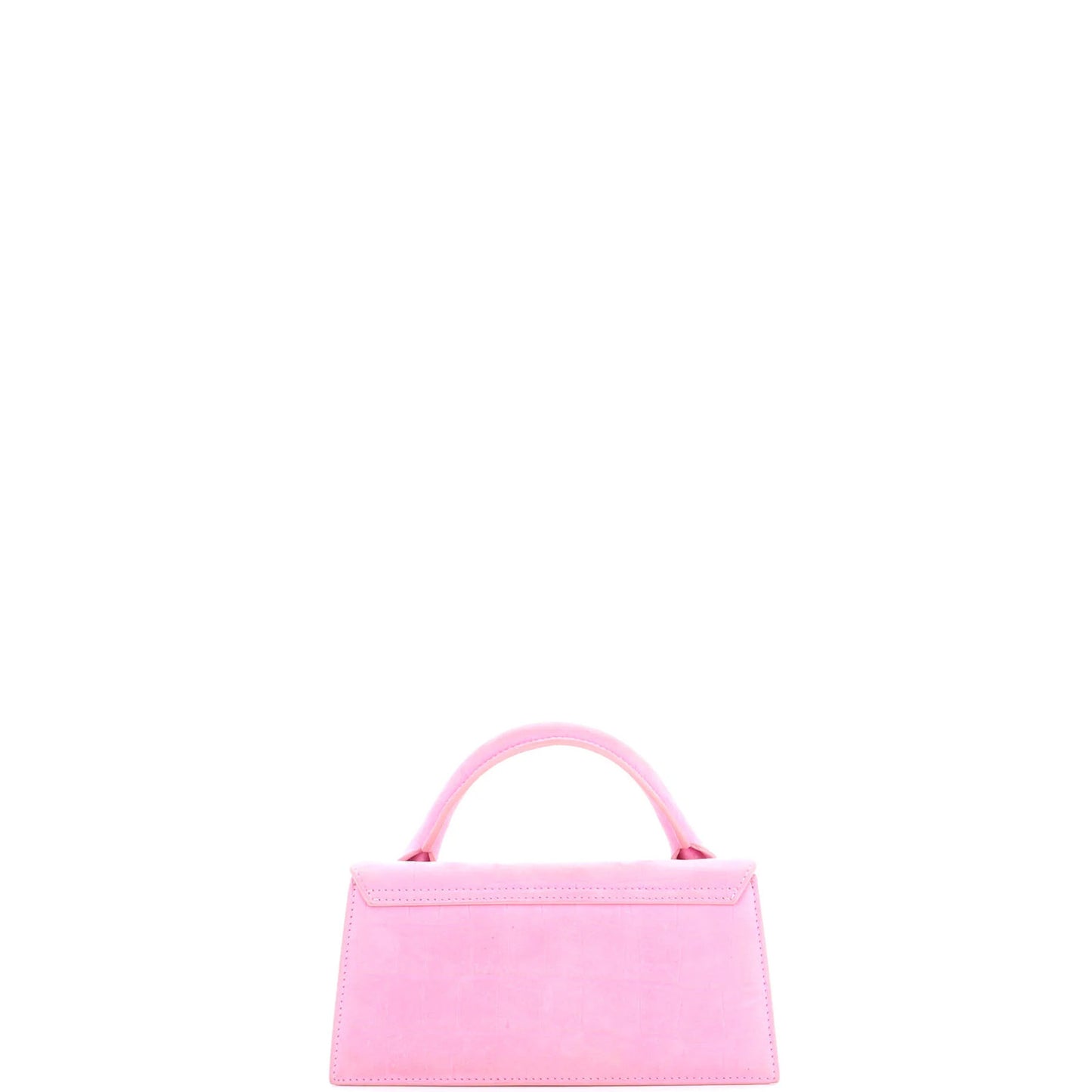 Jacquemus Le Chiquito Bag Crocodile Embossed Suede Long
