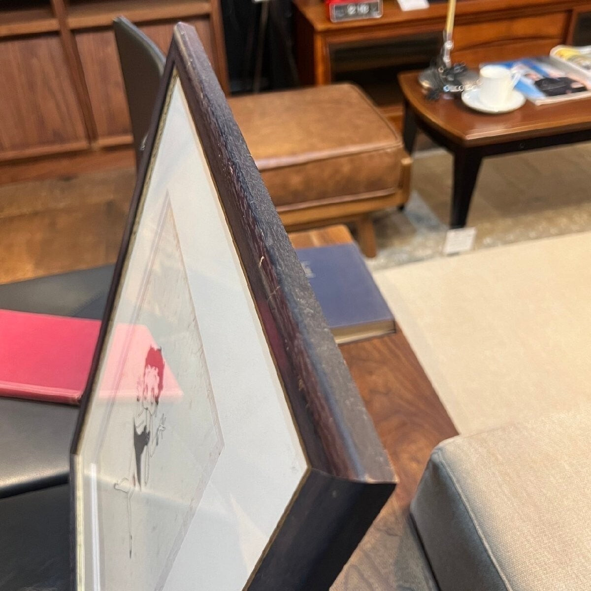 Framed Grim Natwick BettyBoop Lithograph Edition Autographed